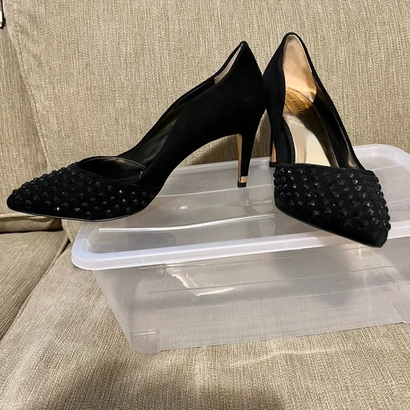 TED BAKER LONDON Black studded heels - Picture 2 of 4